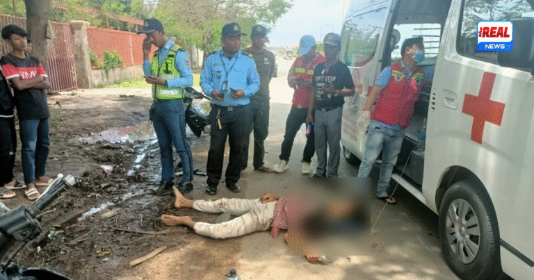 បុកស្លាប់ហើយរត់គេច! ម៉ូតូសណ្ដោងរ៉ឺម៉កបុកយុវជនម្នាក់នៅស្រុកមុខកំពូលបាត់បង់ជីវិតគួរឲ្យសង្វេគ