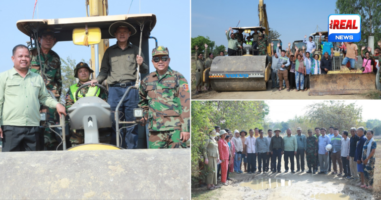 បញ្ចប់ទុក្ខលំបាករដូវវស្សា ពលរដ្ឋឃុំដើមឬសត្រេកអរទទួលបានផ្លូវបេតុងថ្មី១ខ្សែប្រវែង ១៥០០ម៉ែត្រ